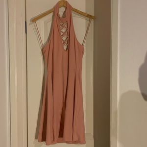 Express Pink/Coral Flowy Dress